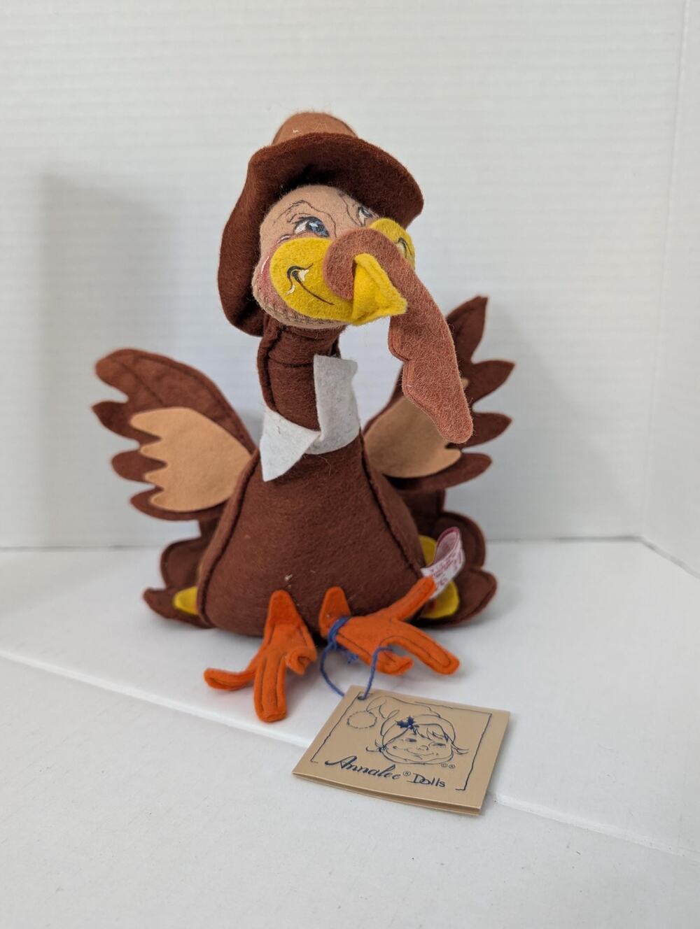 1994 Annalee Thanksgiving Turkey Felt Doll